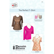 Pamelas Patterns Sewing Pattern The Perfect T Shirt Women XS-XL Tops
