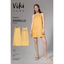 Vikisews Sewing Pattern Annelle Dress Women UK 4-22 Dresses