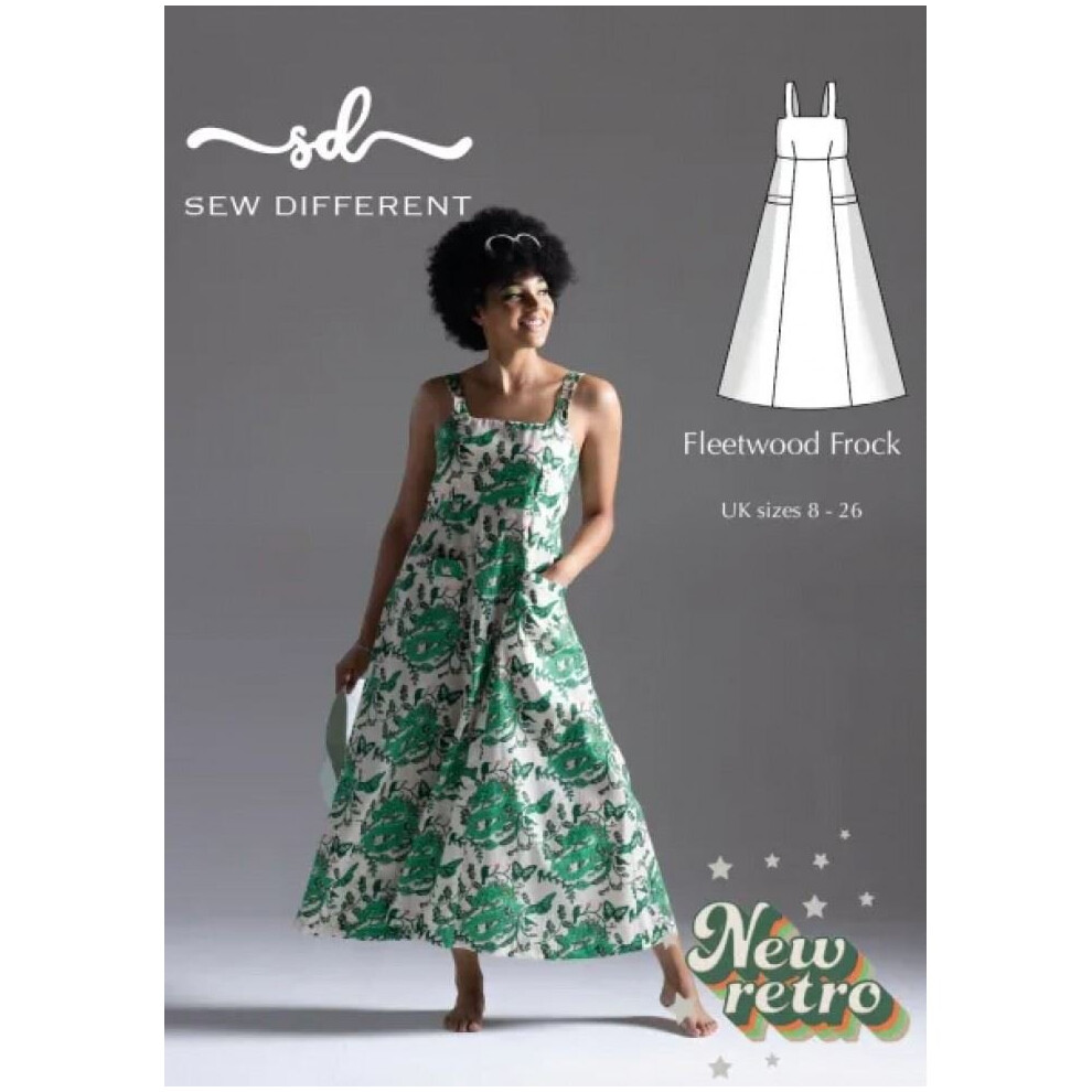Sew Different Sewing Pattern Fleetwood Frock Women UK Sizes: 8 - 26