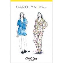 Closet Core Patterns Sewing Pattern Carolyn Pajamas Women 0-20