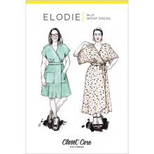 Closet Core Patterns Sewing Pattern Elodie Wrap Dress Women 0-20 Dresses