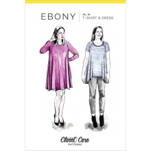 Closet Core Patterns Sewing Pattern Ebony Dress & Top Women 0-20 Dresses, Tops