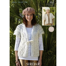 Sirdar Big Softie Knitting Pattern 9604 Women 32 - 42 Inches Waistcoats