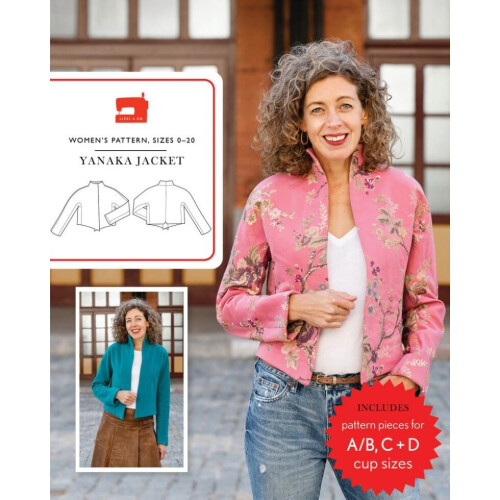 Liesl + Co Sewing Pattern Yanaka Jacket Women Sizes 0-20 Jackets