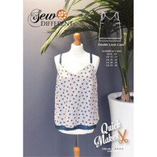 Sew Different Sewing Pattern Double Layer Cami Women UK Sizes: 8 - 26 Tops