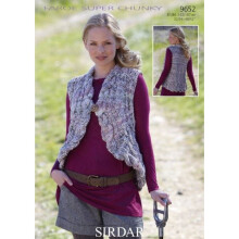 Sirdar Faroe Knitting Pattern 9652 Women 32 - 42 Inches Waistcoats
