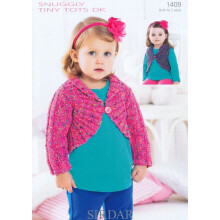 Sirdar Tiny Tots Knitting Pattern 1409 Baby, Kids 0-6 Months - 6-7 Years