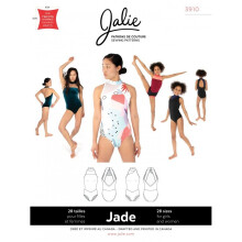 Jalie Sewing Pattern 3910 Jade Halter Leotards Kids, Teenagers, Women 28 Sizes