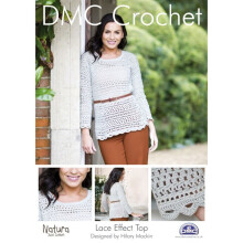 DMC Natura Crochet Pattern Women Tops