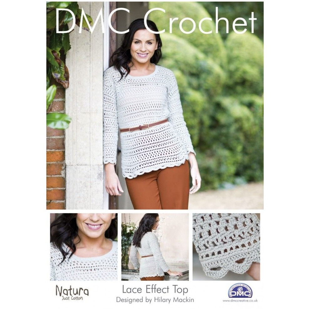 DMC Natura Crochet Pattern Women Tops