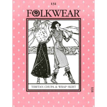 Folkwear Patterns Sewing Pattern Tibetan Chupa Skirt & Dress Women