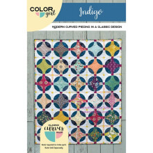 Color Girl Quilting Pattern Indigo  Quilts