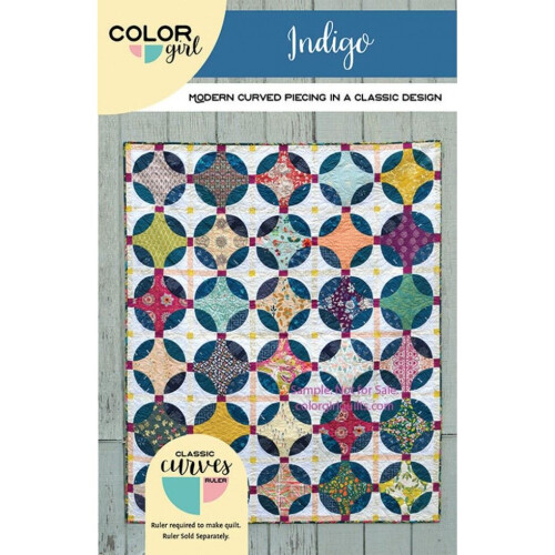 Color Girl Quilting Pattern Indigo  Quilts