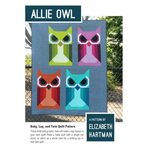 Elizabeth Hartman Quilting Pattern Allie Owl  Quilts