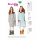 Burda Sewing Pattern 9286 Kids 56-98 Dresses 1