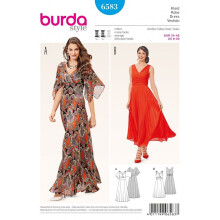 Burda Sewing Pattern 6583 Women 8-20 Dresses