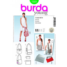 Burda Sewing Pattern 7223 Bags, Tops