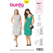 Burda Sewing Pattern 6239 Women Sizes 8-18 Dresses