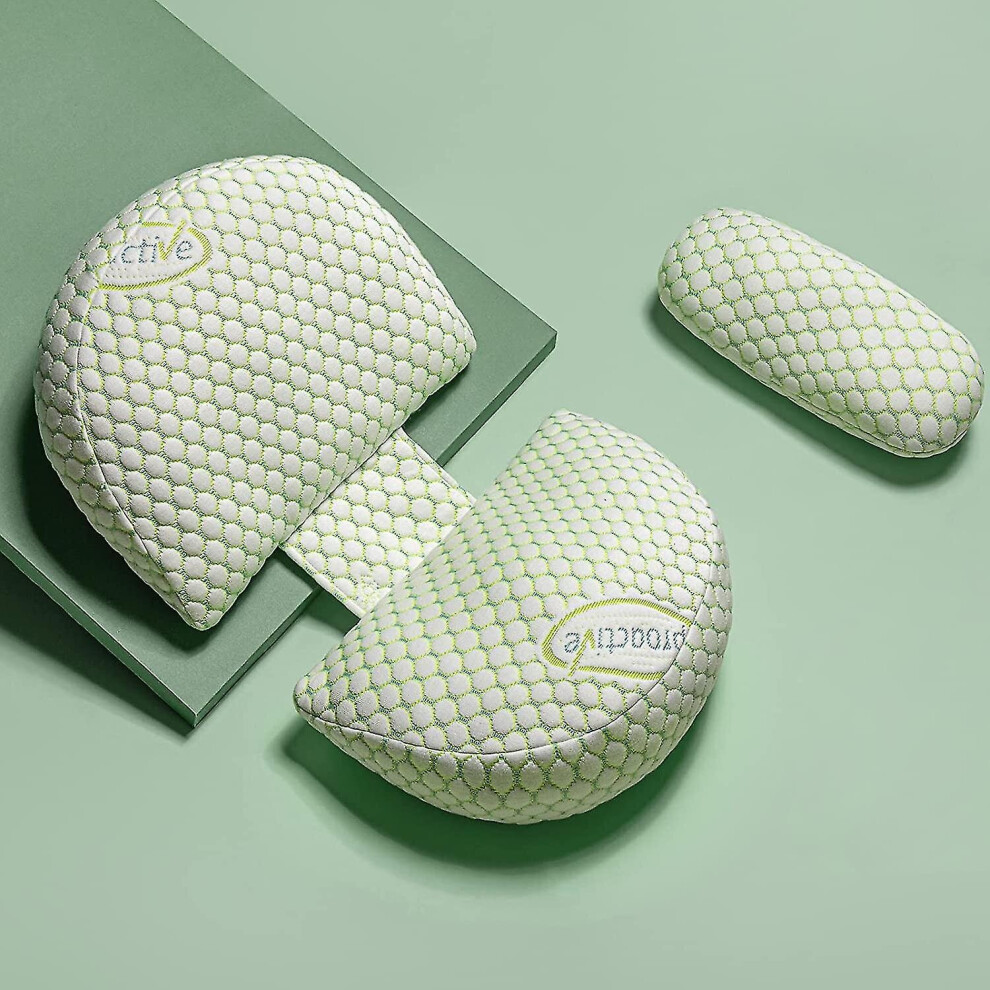 (Green) Pregnancy Pillows For Sleeping, Maternity Pillow, Pregnancy Body Pillow Support For Back, Legs, Belly, Hips Of Pregnant Women, Detachable And Green