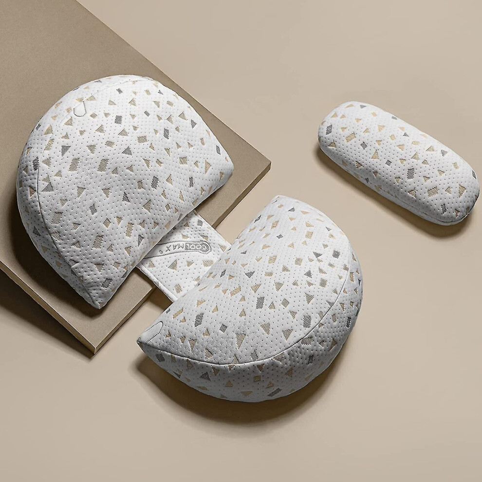 (Grey) Pregnancy Pillows For Sleeping, Maternity Pillow, Pregnancy Body Pillow Support For Back, Legs, Belly, Hips Of Pregnant Women, Detachable And A Grey