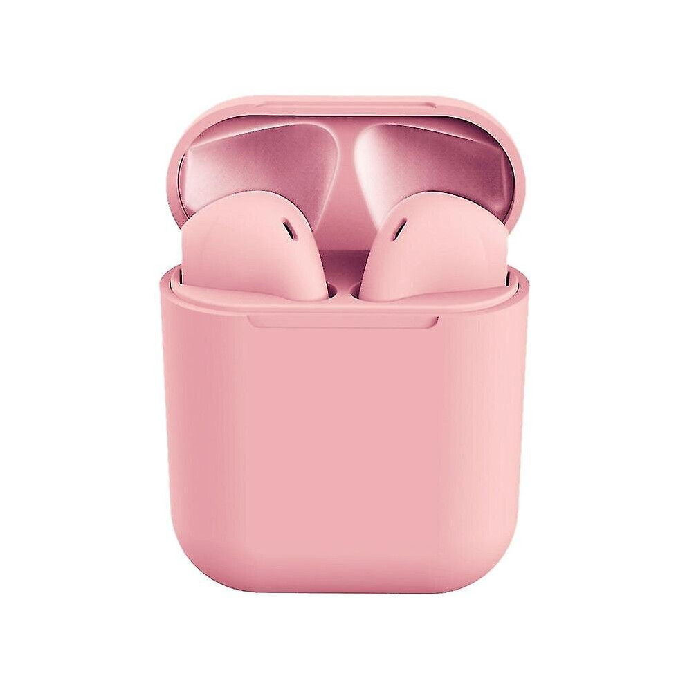 () Inpods 12 Tws Hifi Wiress Bluetooth 5.0 Earphones (Black) Pink/Black 7336304694205