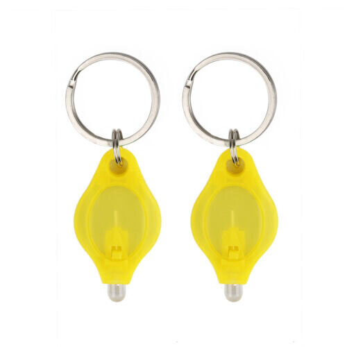 (Not Specified) 2x TORCH, LED MINI ULTRABRIGHT POCKET KEYCHAIN CAMPING UK