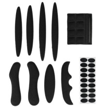 (Black) 27pcs/set Universal Helmet Inner Padding Kit Foam Pads Set Sponge Replacement