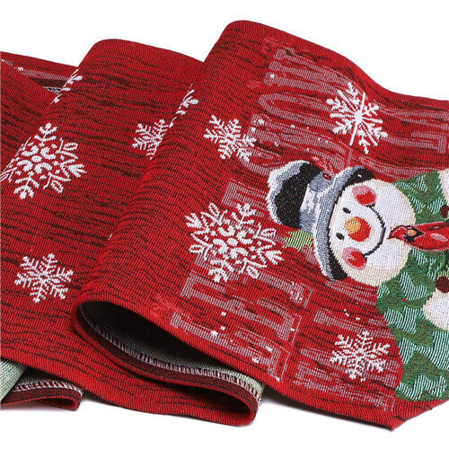 Christmas Tableware Table Runner Holiday Tablecloth 1