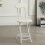Living And Home 80cm Folding Dining Table and 4 Chairs Space Saving Kitchen Table Chairs Set 4