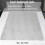 Living And Home Reversible Quilted Flannel Heated Throw Blanket 50*60CM 4