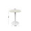 Living And Home (White) 59cm Round Table and 2 Folding Chairs Kitchen Table Chairs Set 5
