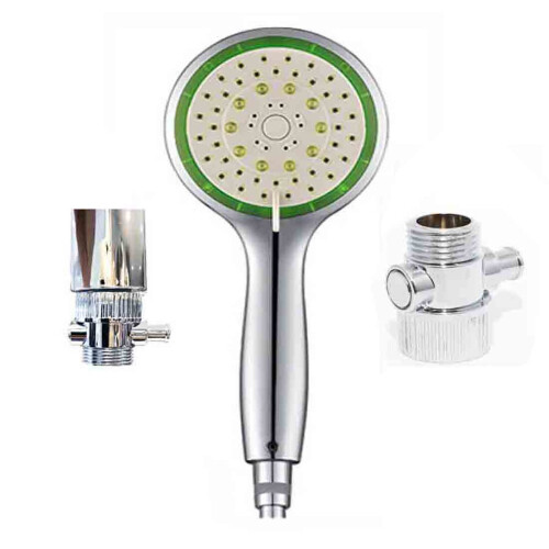 Water Saving Shower Head with Stop Valve Motorhome/Camper Van/Caravan