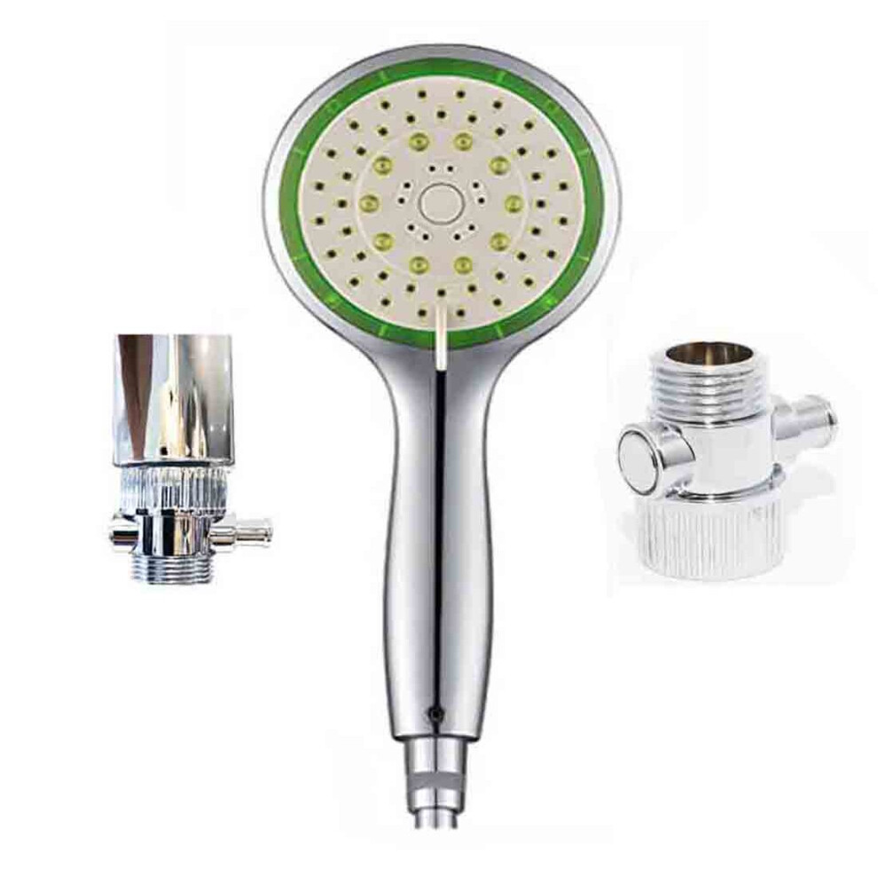 Water Saving Shower Head with Stop Valve Motorhome/Camper Van/Caravan/Home - Eco