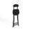 Living And Home (Black) 59cm Round Table and 2 Folding Chairs Kitchen Table Chairs Set 4
