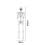 Living And Home (155cm) Posable Skeleton Model Halloween Party Decoration Props 7