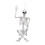 Living And Home (155cm) Posable Skeleton Model Halloween Party Decoration Props 4