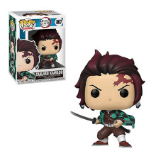 (Tanjiro) Slayer Demon Pop Tanjiro Figure Model Toy Nezuko Anime Desk Gifts Decor