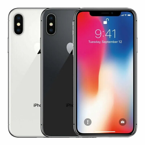 Refurbished Apple Apple iPhone X 256GB Unlocked  Used A Grade Random Colour