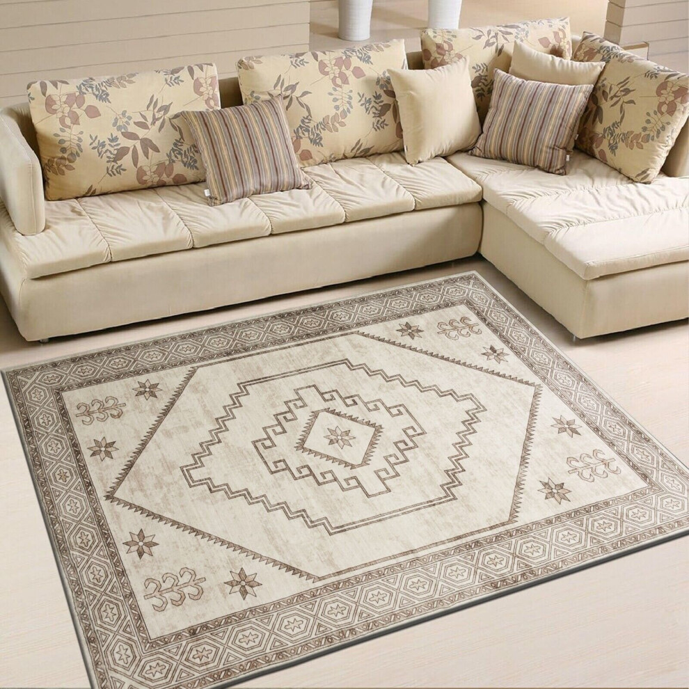 (Radiant, 120 X 170 cm-Area Rug) Extra Large Rugs Traditional Carpets for Living Room Bedroom