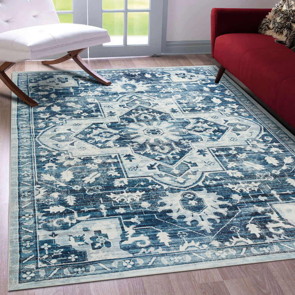 (Tranquil, 160 X 230 cm-Bedroom Rug) Extra Large Rugs Traditional Carpets for Living Room Bedroom