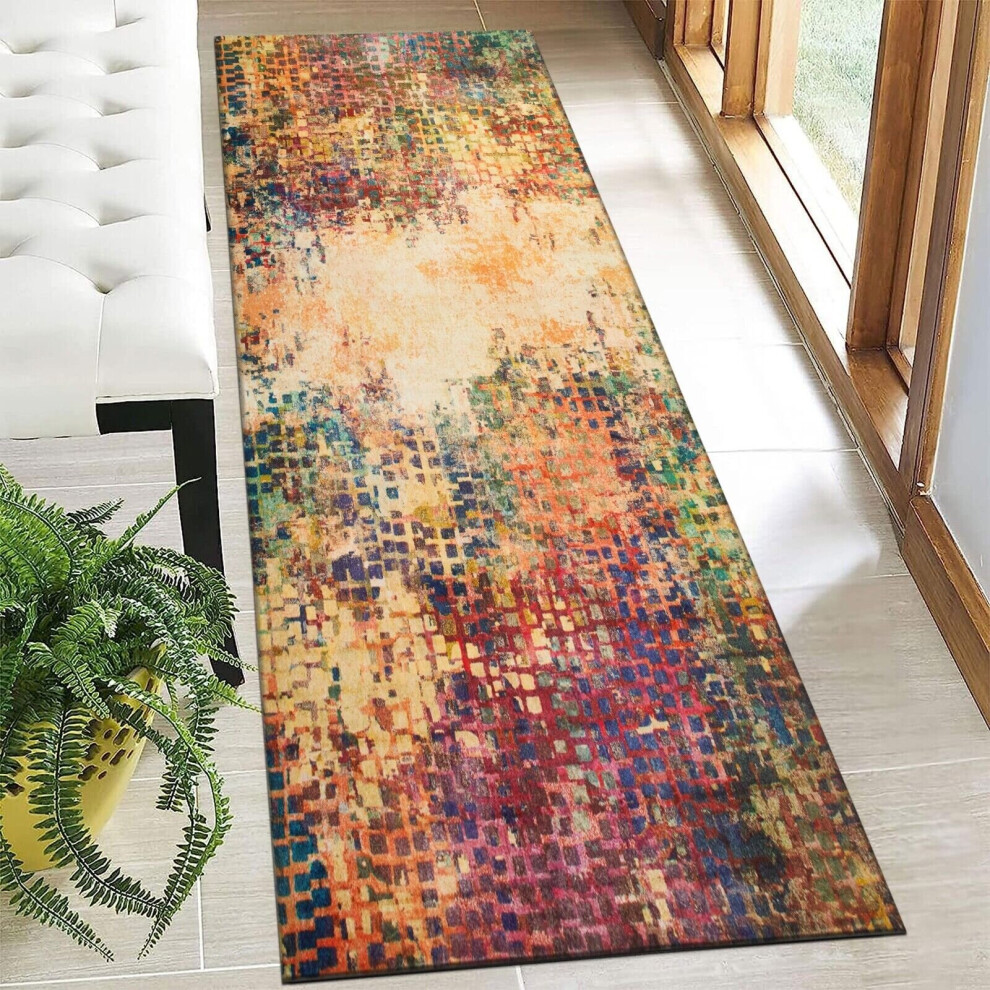 (Vibrant, 80 X 150 cm-Large Mat) Extra Large Rugs Traditional Carpets for Living Room Bedroom