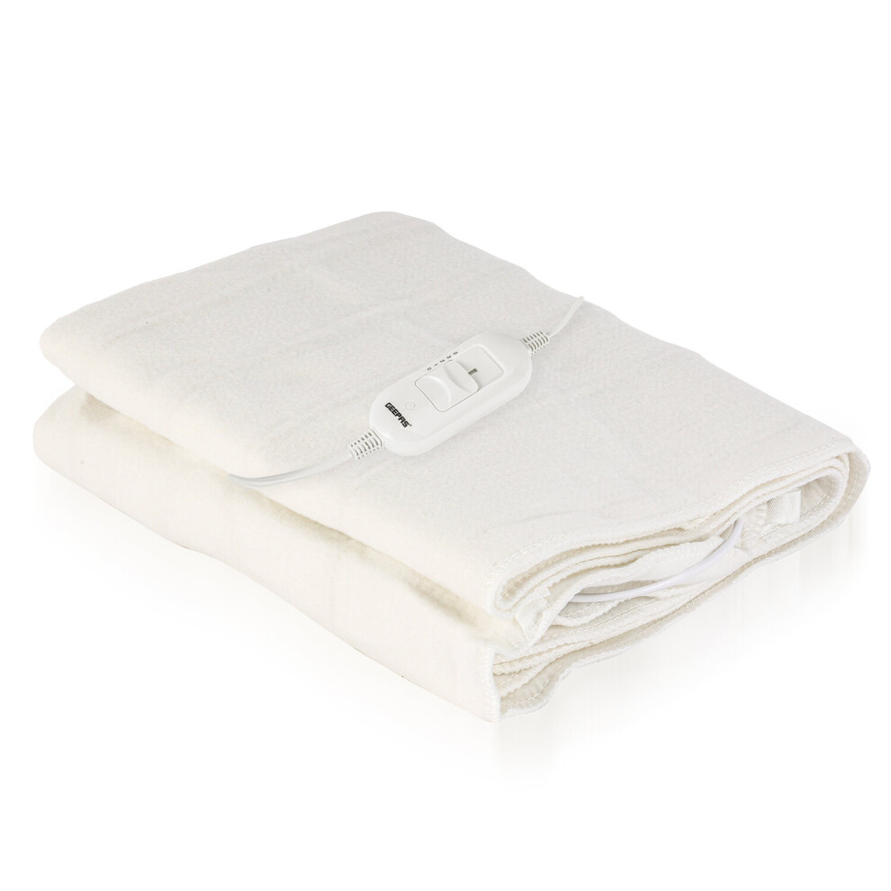 (King Size (137x 165 cm)) Geepas Electric Under Blanket Single Double & King