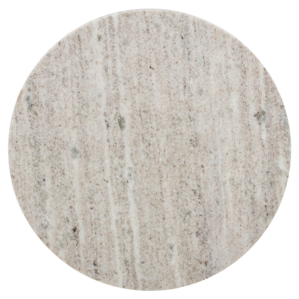 Urbn Living (24Cm Round - Sandstone) Round Rectangle Square Marble Serving Display Cheese Boards Charcuterie Platters