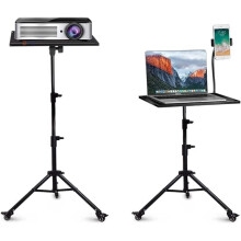 NEW-OPENED BOX LUXBURG Laptop Projector Floor Stand with Mouse Pallet & Phone Holder