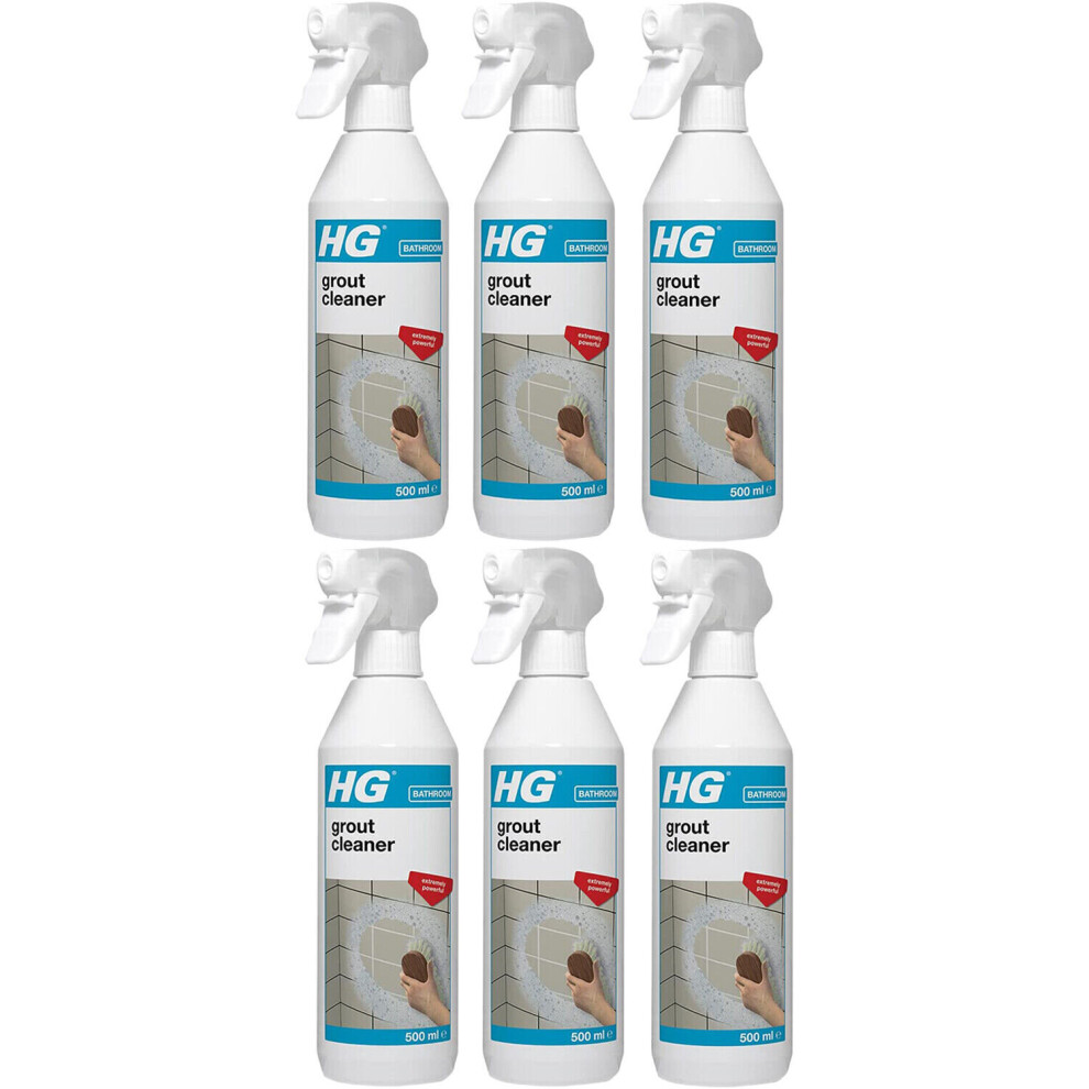 6 x HG Grout Cleaner Spray - 500ml
