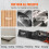 VEVOR VEVOR 50PCS Oscillating Tool Saw Blades Quick Release for Wood Plastic Aluminum 6
