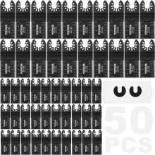 VEVOR 50PCS Oscillating Tool Saw Blades Quick Release for Wood Plastic Aluminum