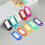 (Red) 50 Pcs Keys Tags Practical Keys Labels with Split Ring and Label Window Keys Identifiers Luggage Tags Keychain Label Tag 10