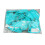 (Sky Blue) 50 Pcs Keys Tags Practical Keys Labels with Split Ring and Label Window Keys Identifiers Luggage Tags Keychain Label Tag 1