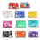 (Red) 50 Pcs Keys Tags Practical Keys Labels with Split Ring and Label Window Keys Identifiers Luggage Tags Keychain Label Tag 2